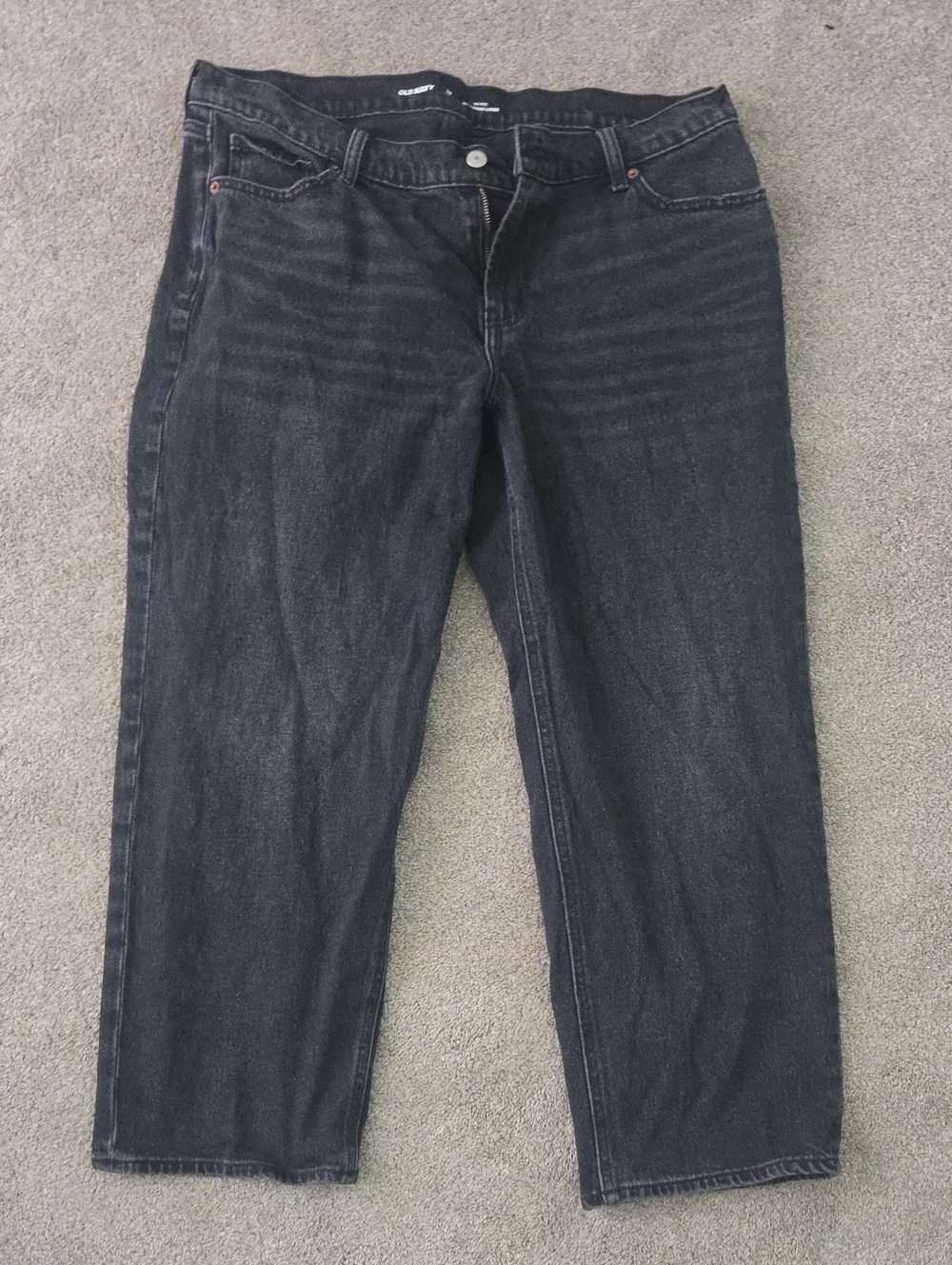 Old Navy Men's Charcoal Relaxed Jeans